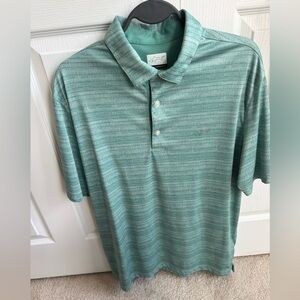 Men's Green Polo Shirt by Greg Norman. Size L.